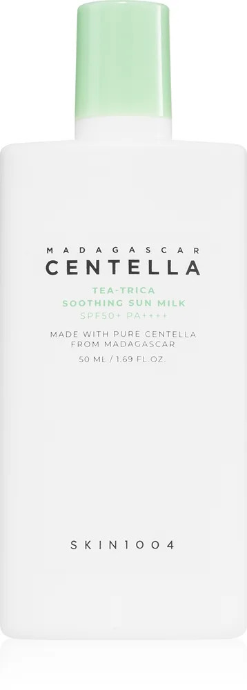 SKIN1004 Madagascar Centella Tea-Trica Sun Milk Ekstralet kropssolcreme SPF 50+ 50 ml