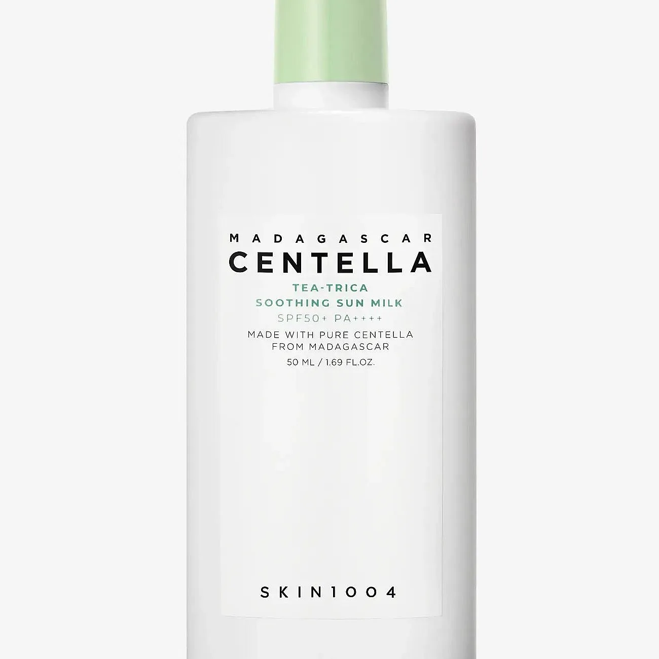 SKIN1004 Madagascar Centella Tea-Trica Sun Milk erittäin kevyt aurinkovoide SPF 50+ 50 ml