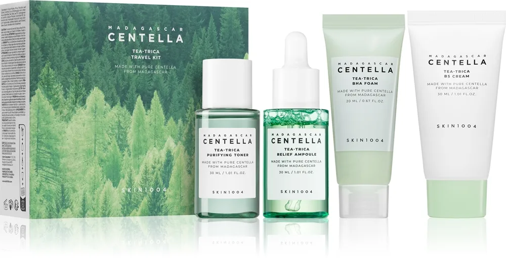 SKIN1004 Madagascar Centella Tea-Trica Travel Kit Reiseset für unreine Haut