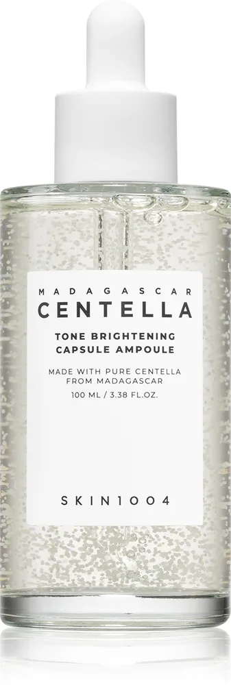SKIN1004 Madagascar Centella Tone Brightening Capsule Ampoule Fugtende serum Lysnende og udglattende effekt 100 ml