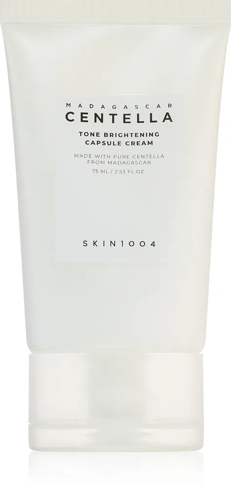 SKIN1004 Madagascar Centella Tone Brightening Capsule Cream Revitaliserende og lysnende creme har en beroligende virkning 75 ml