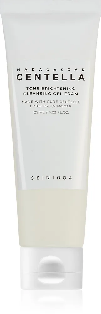 SKIN1004 Madagascar Centella Tone Brightening Cleansing Gel Foam Skummende rensegel Til udstråling og fugtighed 125 ml