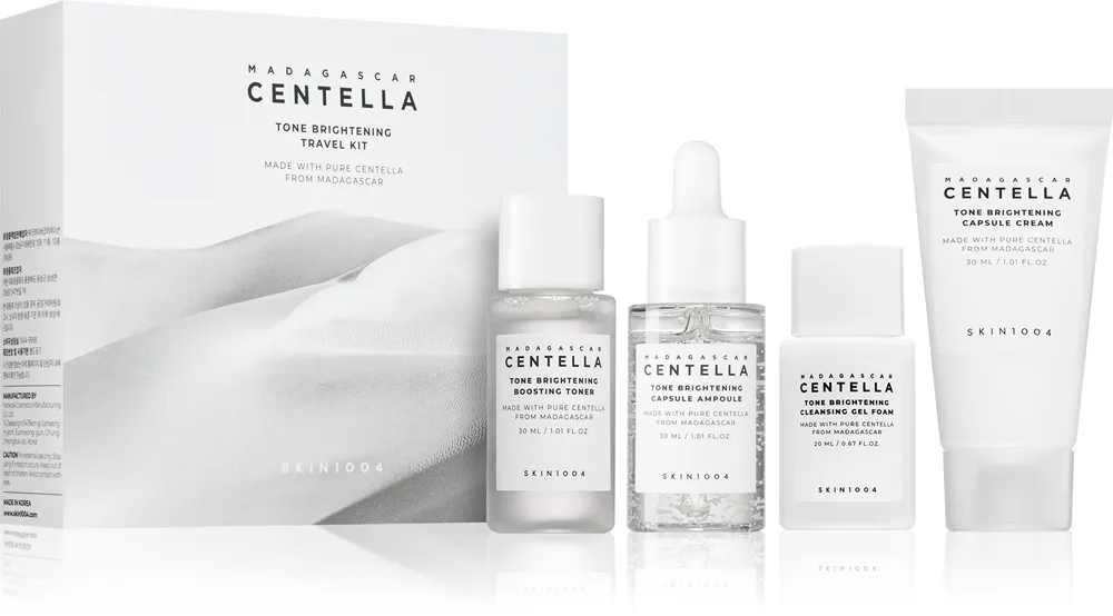 SKIN1004 Madagascar Centella Tone Brightening Travel Kit matkasarja ihon kirkastamiseen