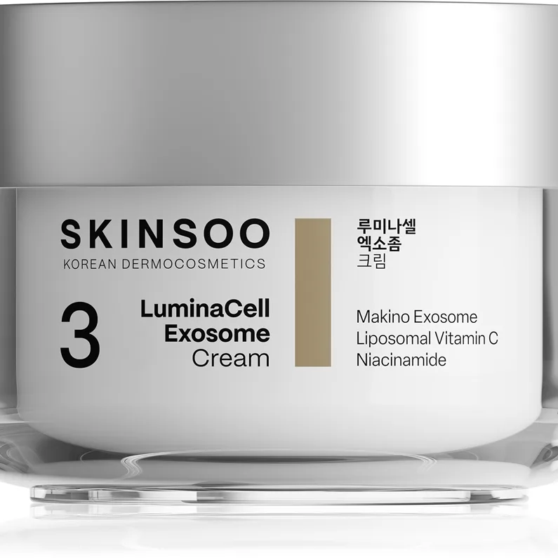SKINSOO LuminaCell Exosome Cream glødgivende ansigtscreme 50 ml