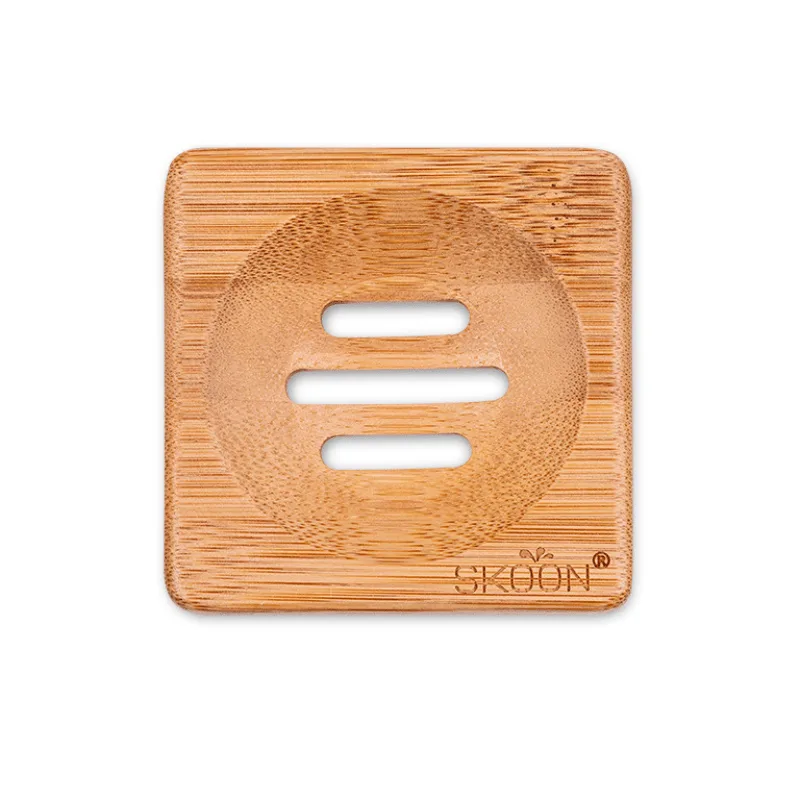 Skoon Bamboo Sæbeholder Firkantet (1 stk)