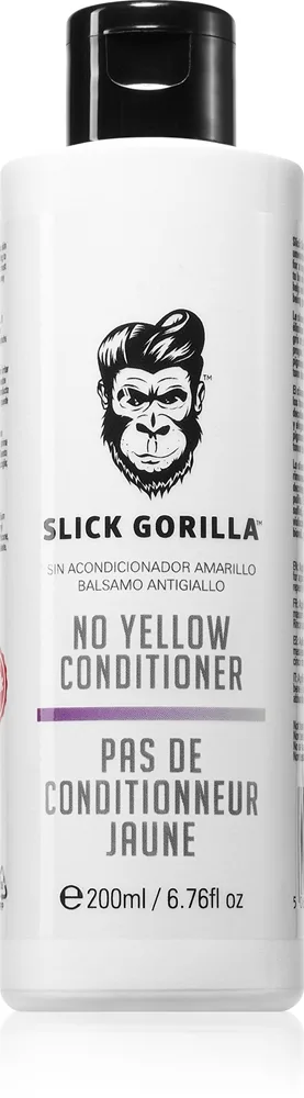 Slick Gorilla No Yellow Conditioner Balsam För blont och slingat hår 200 ml