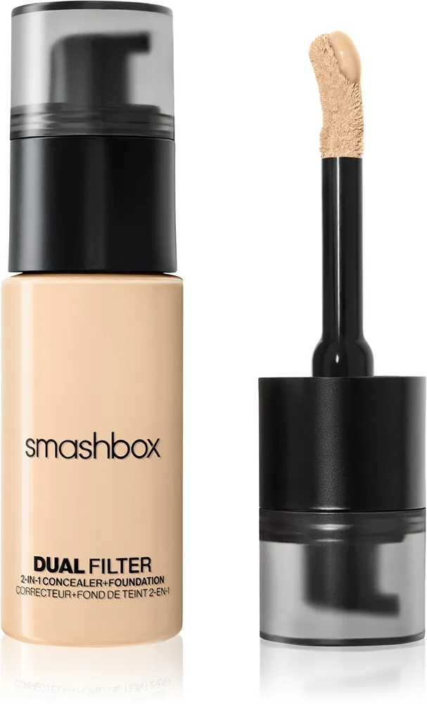 Smashbox DUAL-FILTER 2-in-1 Concealer + Foundation meikkivoide ja peitevoide sävy Fair 3 Warm 23.6 ml