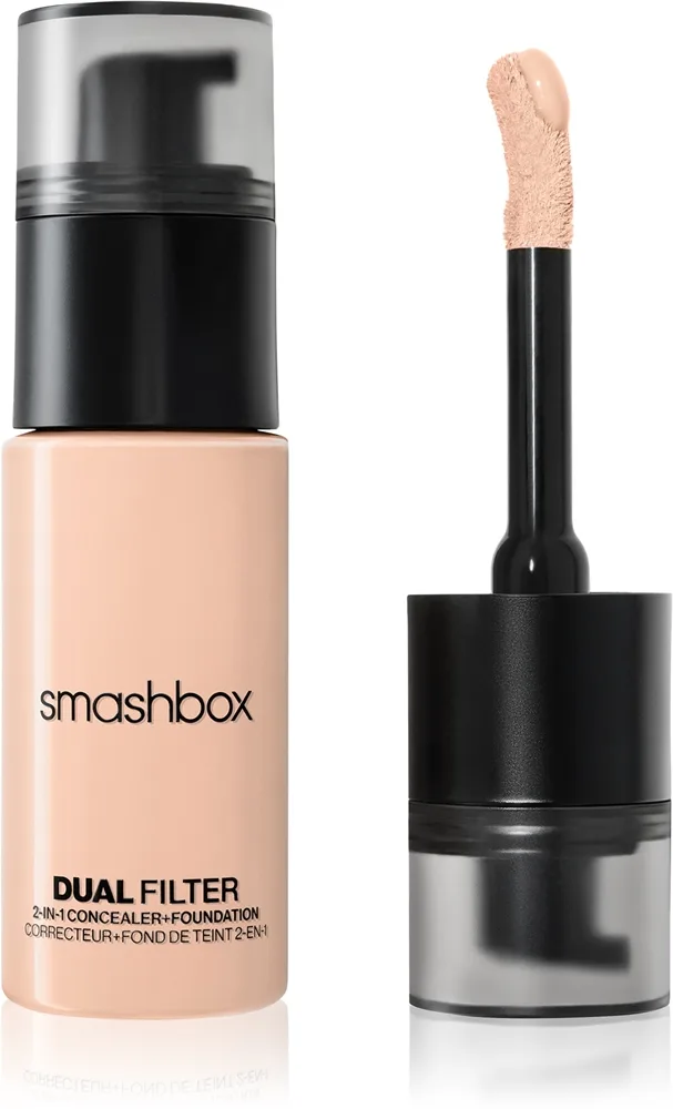 Smashbox DUAL-FILTER 2-in-1 Concealer + Foundation meikkivoide ja peitevoide sävy Fair Light 4 Cool 23.6 ml
