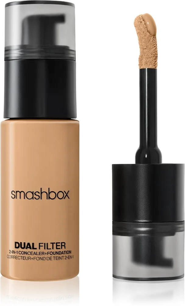 Smashbox DUAL-FILTER 2-in-1 Concealer + Foundation meikkivoide ja peitevoide sävy Light 11 Warm 23.6 ml