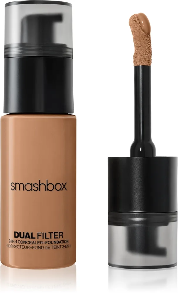 Smashbox DUAL-FILTER 2-in-1 Concealer + Foundation meikkivoide ja peitevoide sävy Tan 23 Cool 23.6 ml