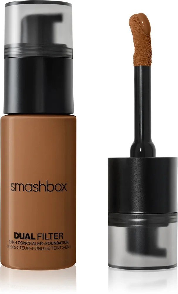 Smashbox DUAL-FILTER 2-in-1 Concealer + Foundation meikkivoide ja peitevoide sävy Tan Dark 27 Warm 23.6 ml