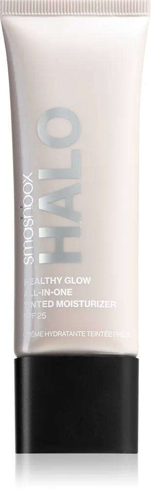 Smashbox Halo Healthy Glow All-in-One Tinted Moisturizer SPF 25 Farvet fugtighedscreme med lysnende effekt SPF 25 Skygge Fair 40 ml