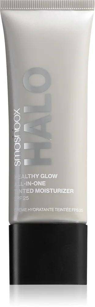 Smashbox Halo Healthy Glow All-in-One Tinted Moisturizer SPF 25 Farvet fugtighedscreme med lysnende effekt SPF 25 Skygge Light Olive 40 ml