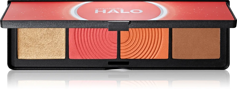 Smashbox Halo Sculpt + Glow Face Palette palette med highlightere og blush Skygge Coral Saturation 15,7 g