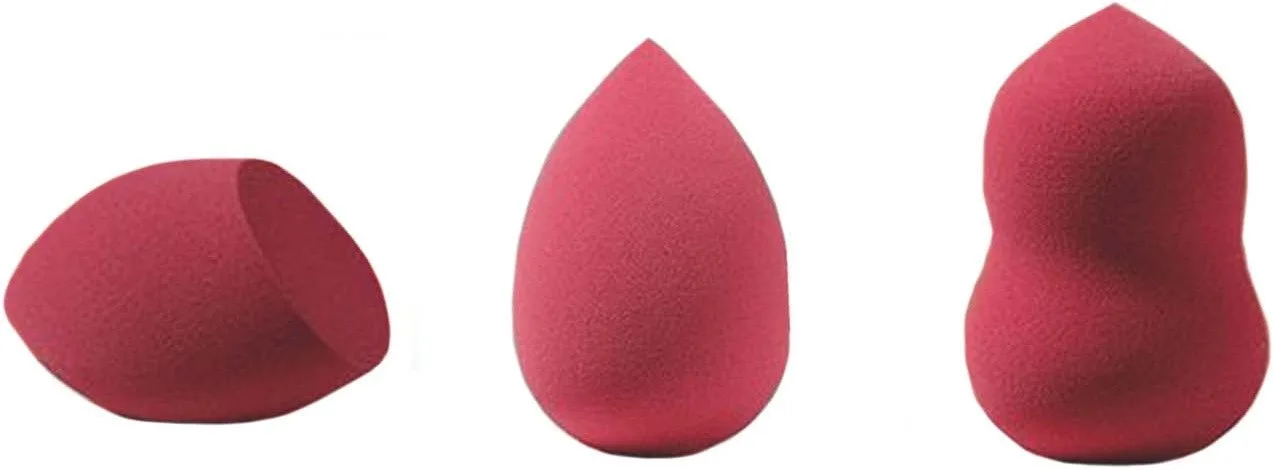 Smashit Cosmetics Triple Touch Beauty Sponges Cerise
