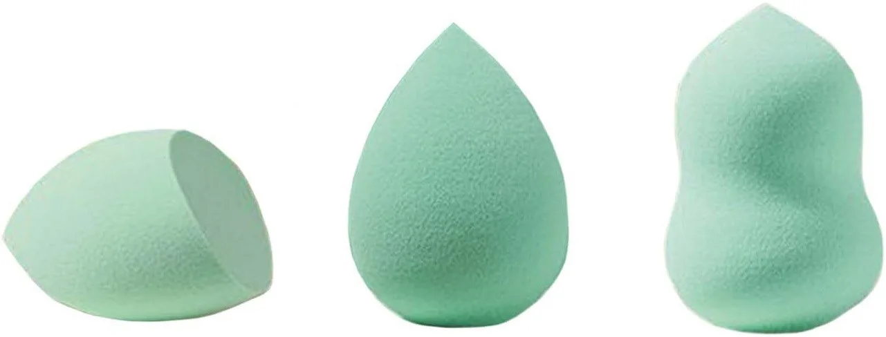 Smashit Cosmetics Triple Touch Beauty Sponges Mink Green