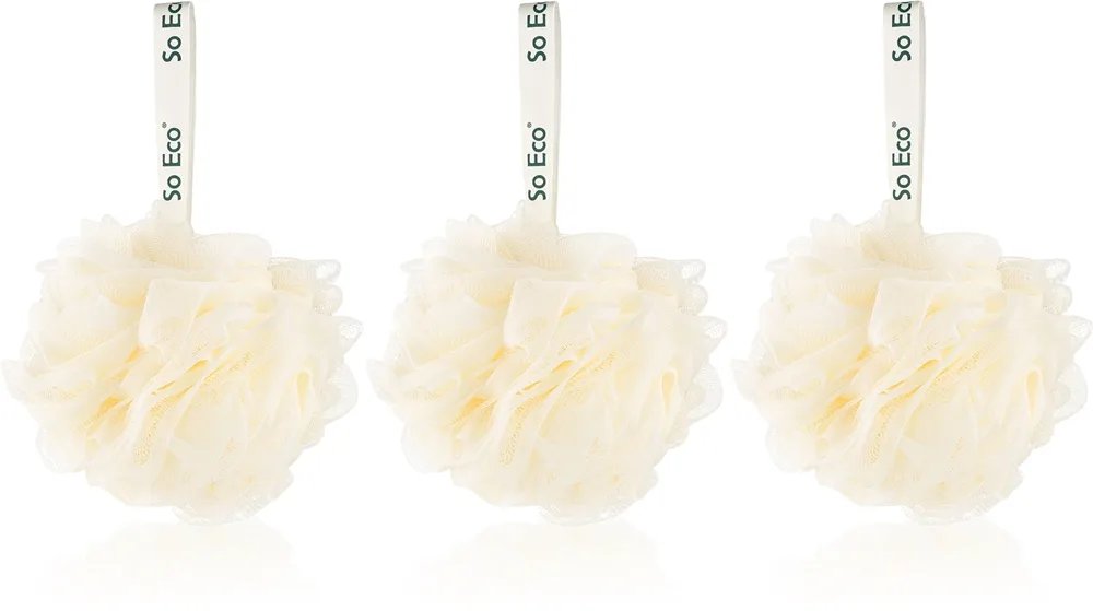 So Eco Bath & Shower Pouf pesusieni 3 kpl