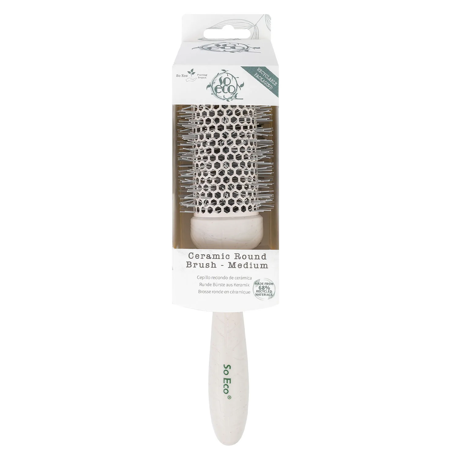 So Eco Biodegradable Ceramic Round Brush Medium