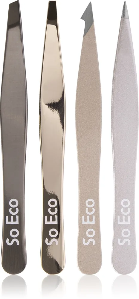 So Eco Rose Gold Tweezer Set
