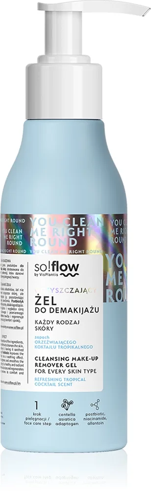 so!flow Cleansing Make-Up Removal Gel Makeupfjerner gel til alle hudtyper 150 ml