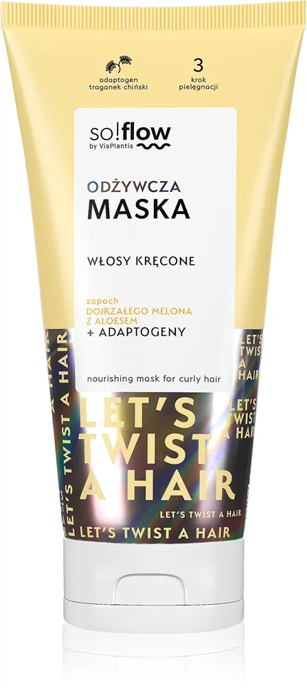 so!flow Curly Hair Nourishing Mask ravitseva naamio kiharille hiuksille 200 ml