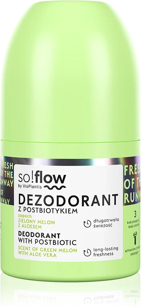 so!flow Deodorant With Postbiotic Roll-On Deodorant 50 ml