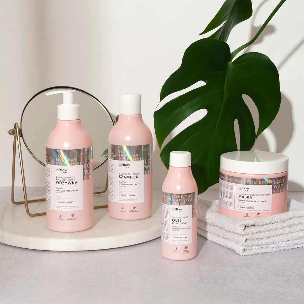 so!flow High Porosity Hair Humectant Shampoo Shampoo Til skørt og stresset hår 400 ml