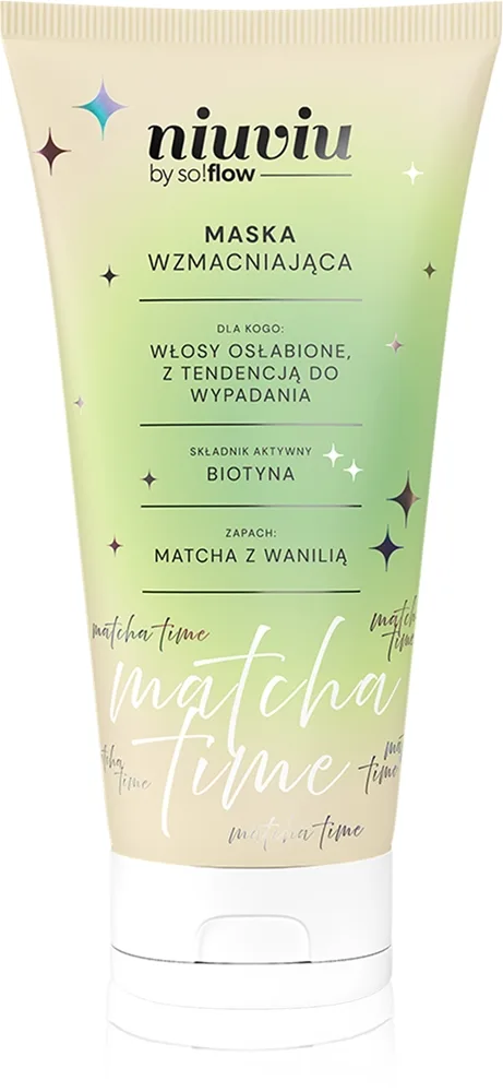 so!flow Matcha Time Strengthening Hair Mask tehoravitseva naamio vaurioituneille ja hauraille hiuksille 200 ml