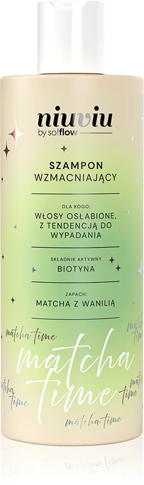 so!flow Matcha Time Strengthening Shampoo vahvistava shampoo hauraille hiuksille 300 ml