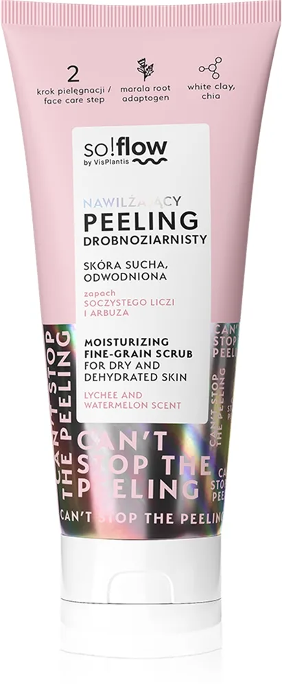 so!flow Moisturizing Face Peeling Rensende kropspeeling 75 ml