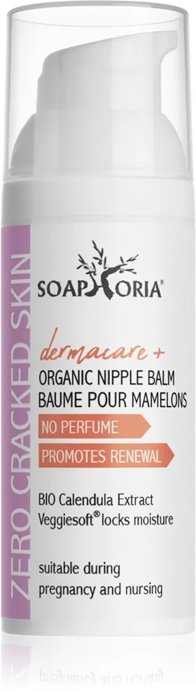 Soaphoria Dermacare+ Zero Cracked Skin bröstvårtsbalsam produkter med ringblomma 50 ml