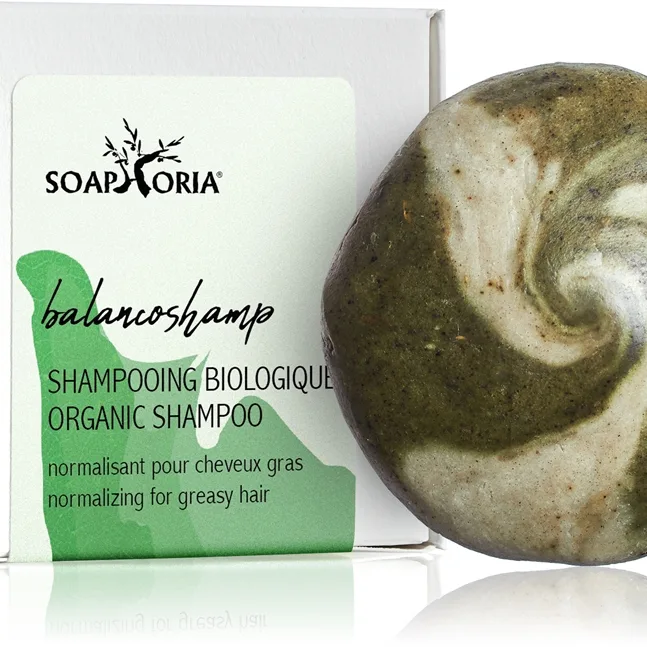Soaphoria Hair Care Solid Shampoo Økologisk shampoobar Til fedtet hår 60 g