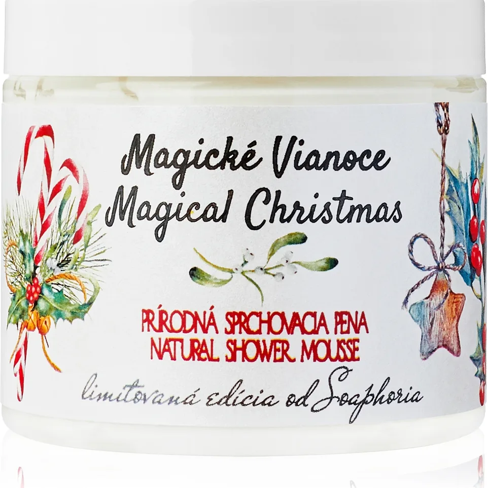 Soaphoria Magical Christmas Natural Shower Mousse Duschskum 200 ml