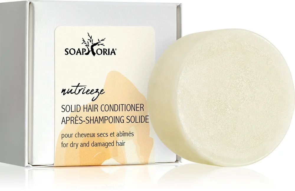 Soaphoria Nutrieeze Solid Hair Conditioner fast balsam för torrt och skadat hår 65 g