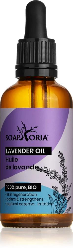 Soaphoria Organic Lavender Oil Lindrende lavendelolie 50 ml