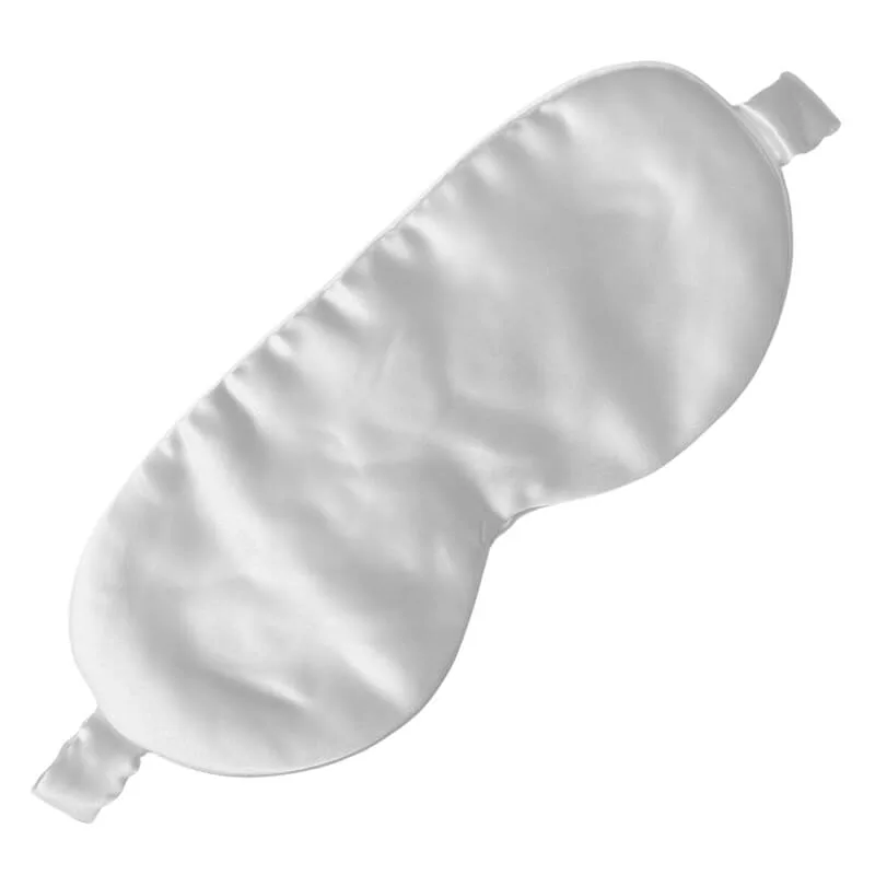 Soft Cloud Mulberry Silk Sleep Mask White (U)