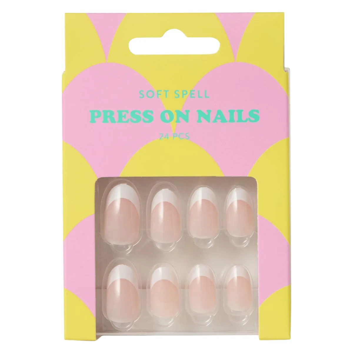 Soft Spell Press On Classic French 24pcs