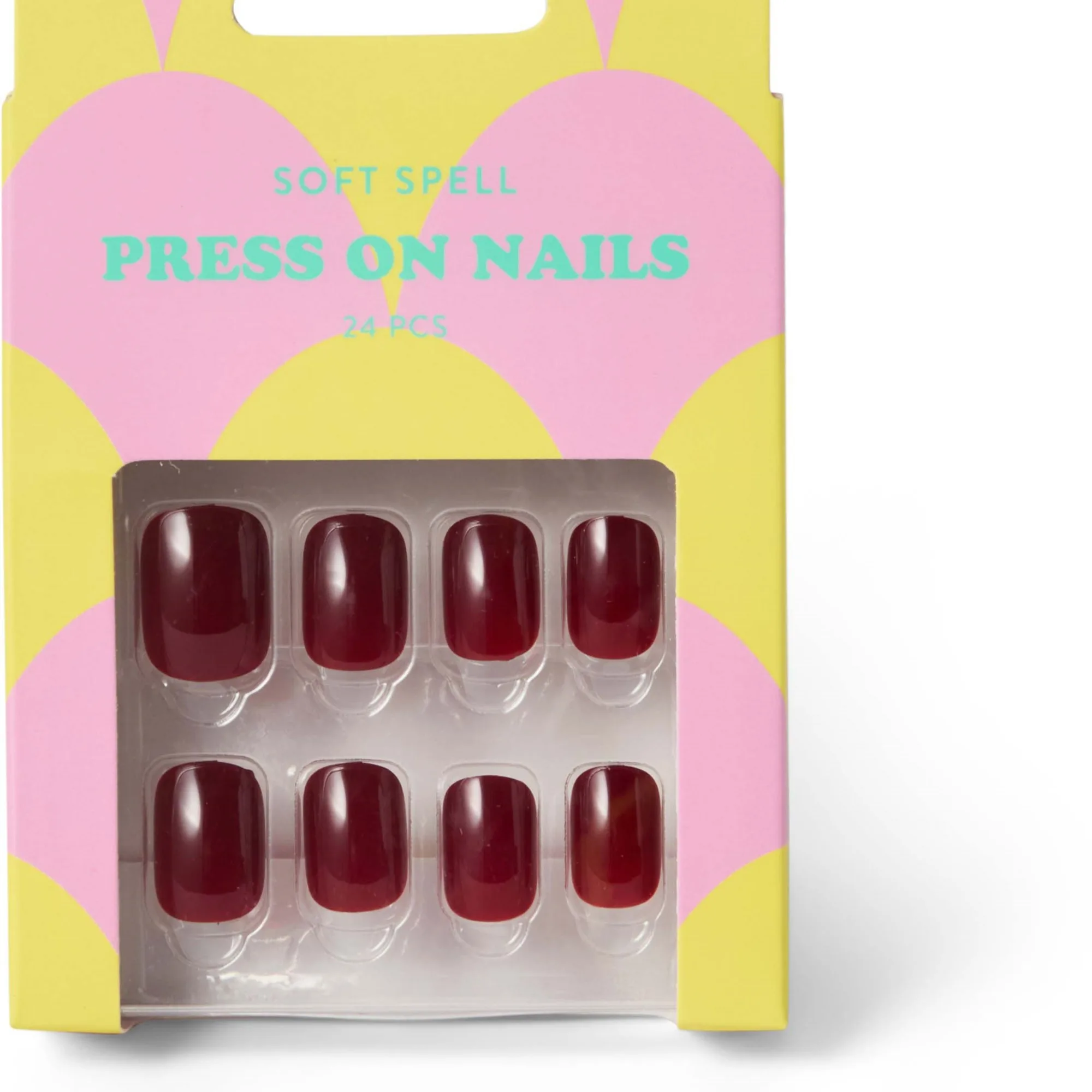 Soft Spell Press On Nails Cherry Noir 24 St.