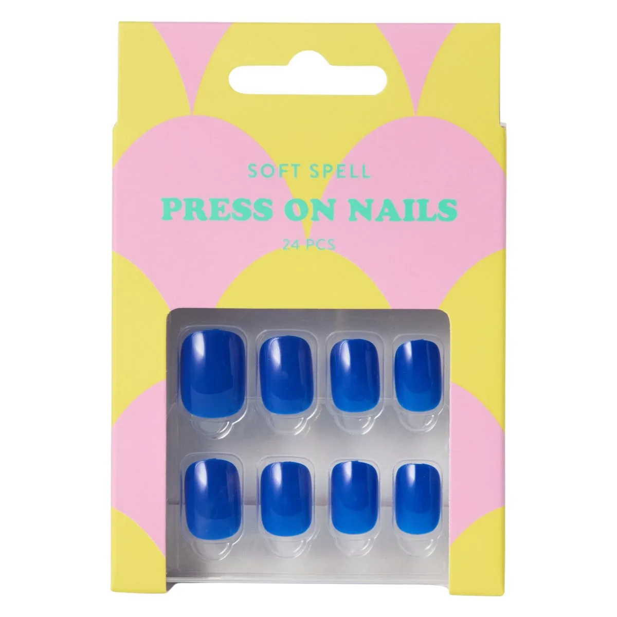 Soft Spell Press On Royal Blue 24pcs