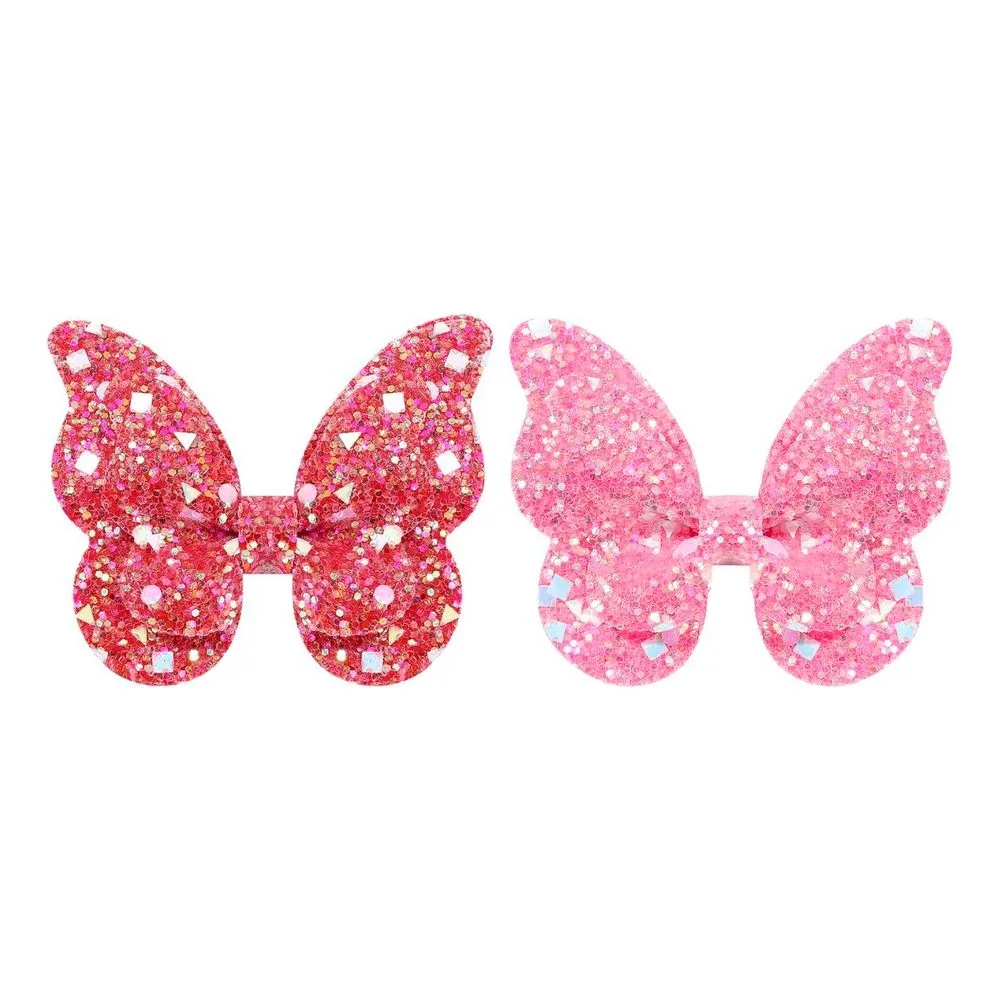 SOHO Bira Glitter Hårklips Rose - 2 stk.
