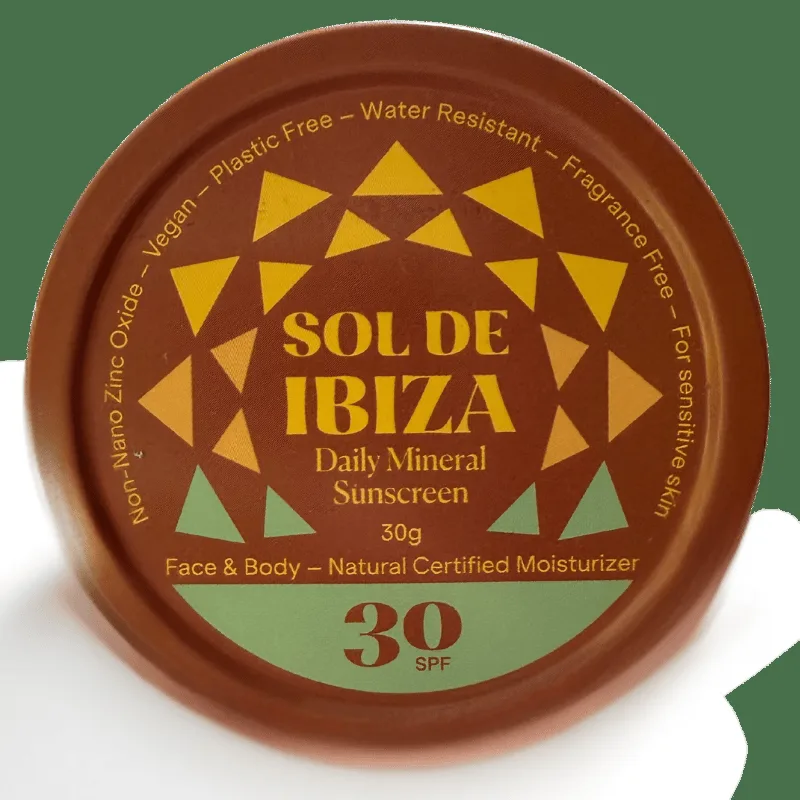 Sol De Ibiza Daily Mineral Sunscreen SPF30 Mini Size (30 g)