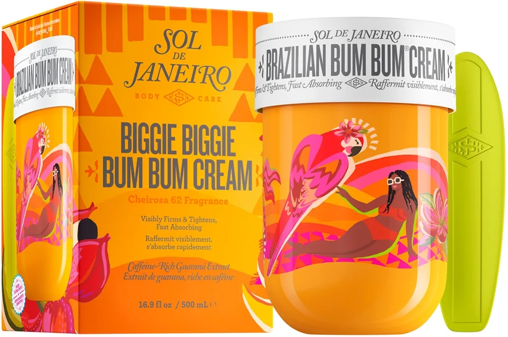Sol de Janeiro Biggie Biggie Brazilian Bum Bum Cream Åtstramande kroppskräm Begränsad Edition 500 ml