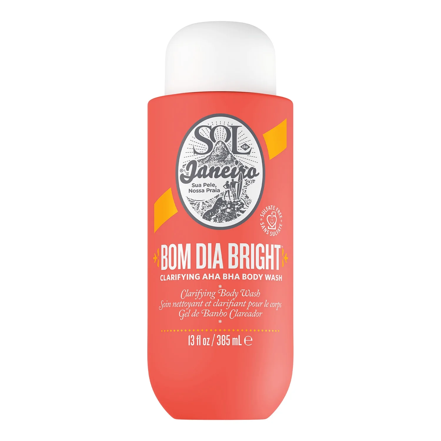 Sol de Janeiro Bom Dia™ Bright Body Wash Exfolierande dusch-gel med lindrande effekt 385 ml