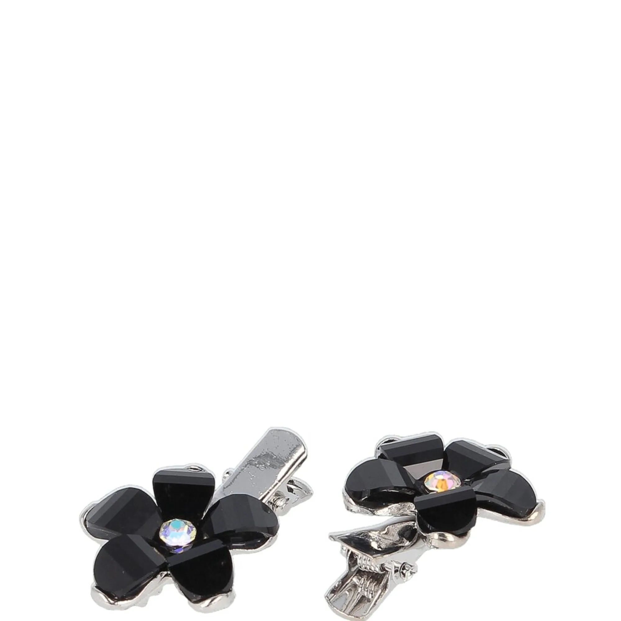 Solida Haarclip Blume schwarz Hiuspinnit