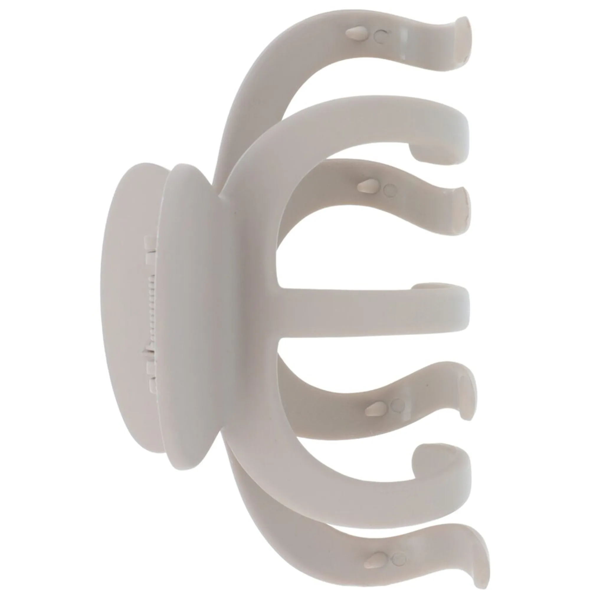 Solida Haarklammer rubber finish beige Hårnåle