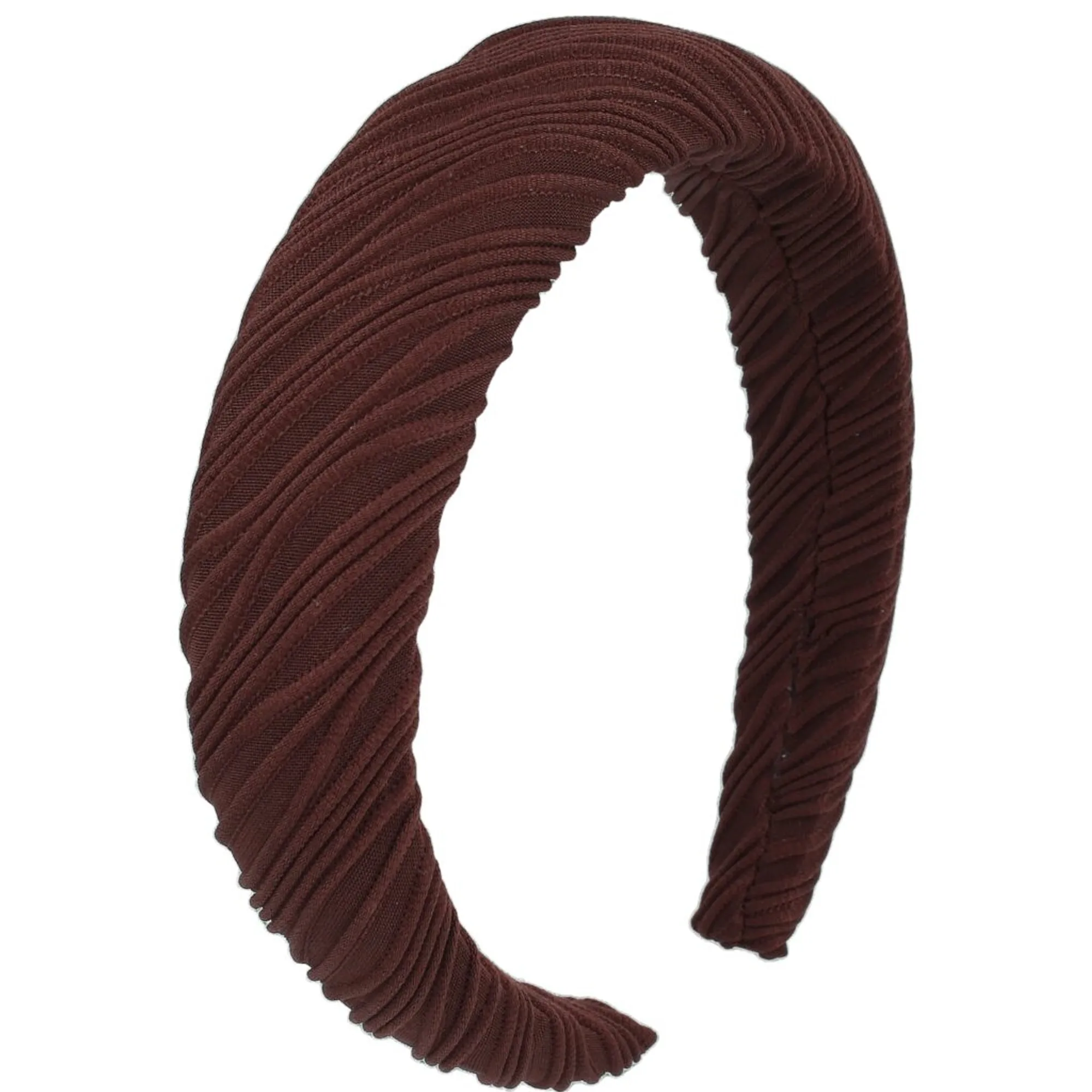 Solida Haarreif gepolstert braun Diadem