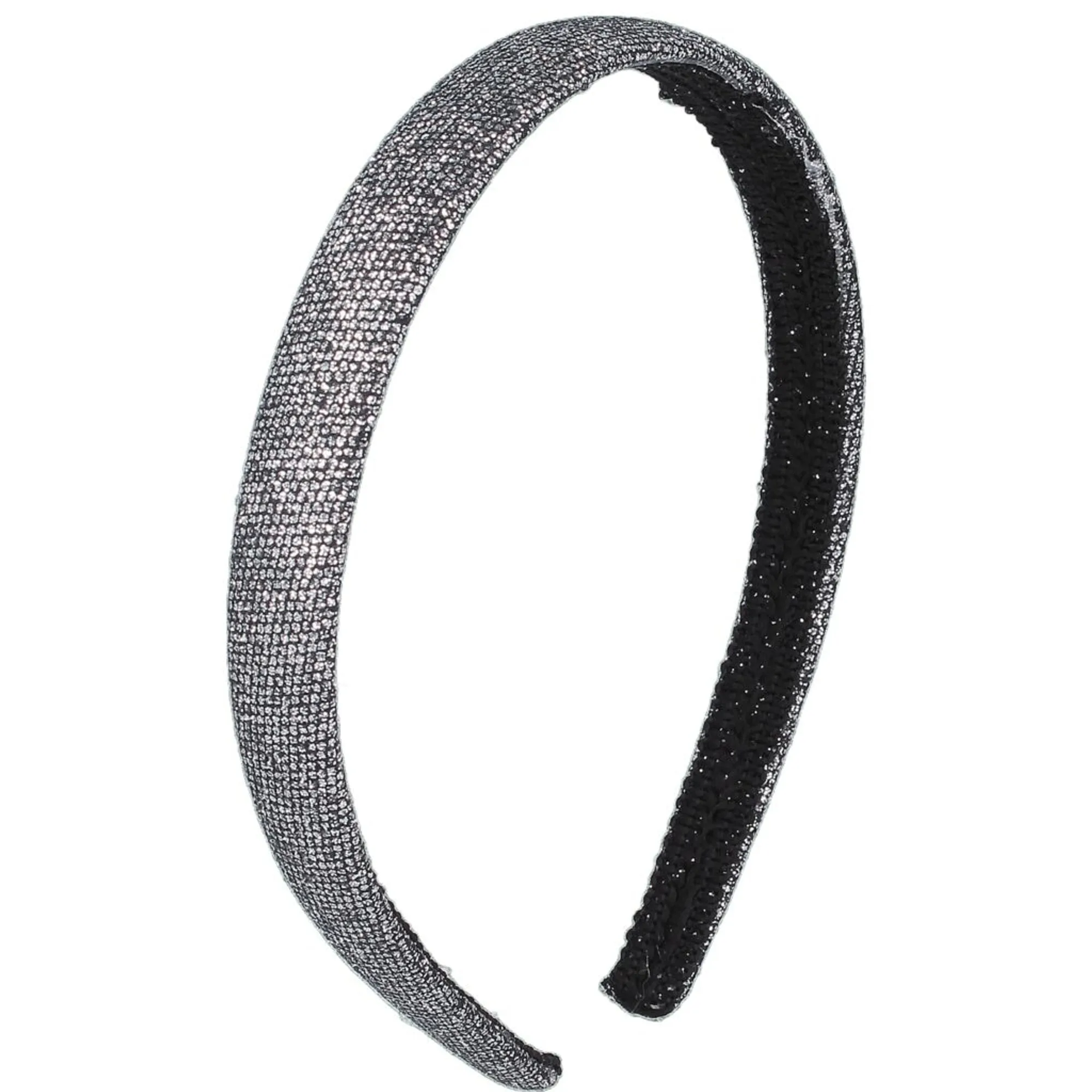 Solida Hårbøjle glitter-look sølv Diadem