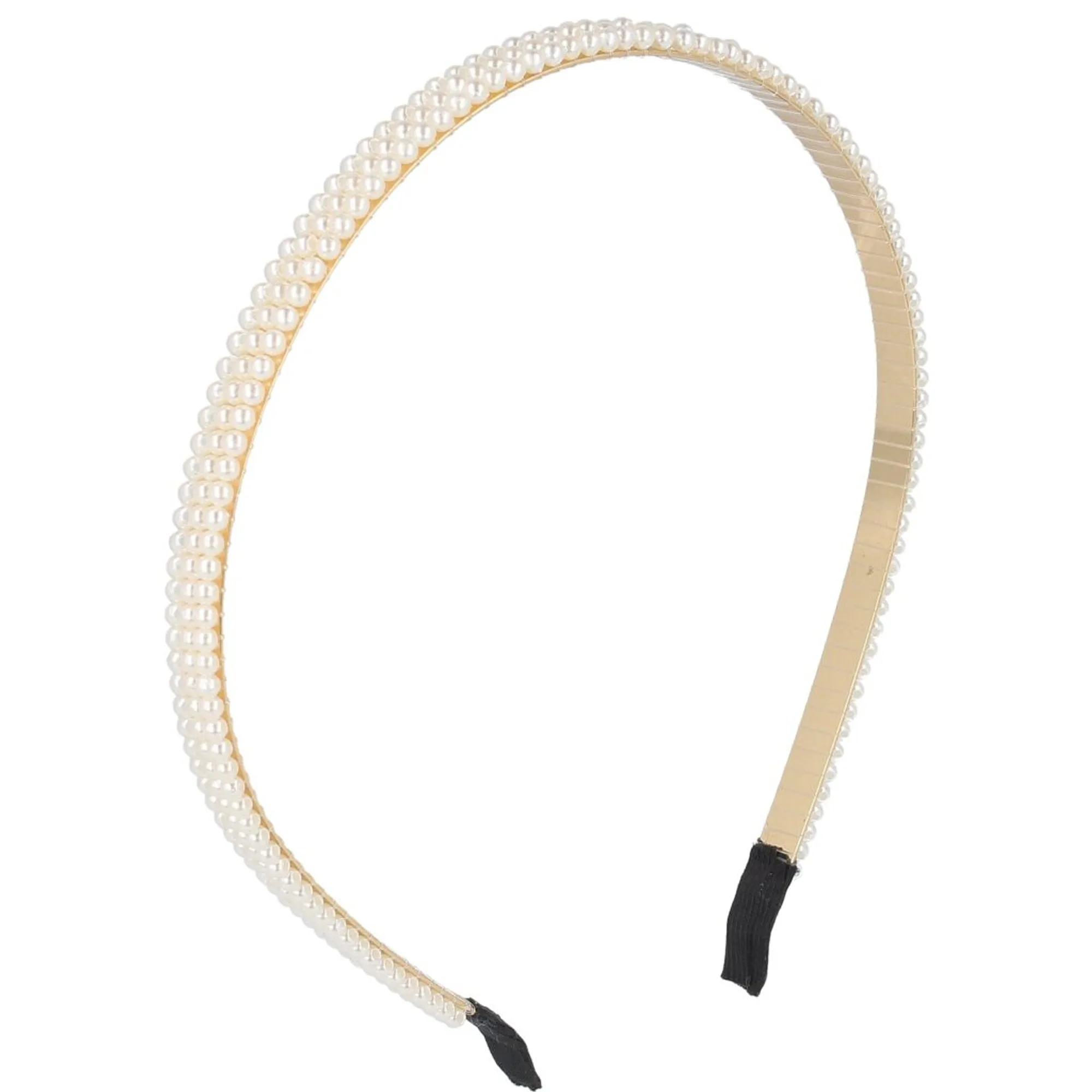 Solida Hårbøjle perler, hvid Diadem