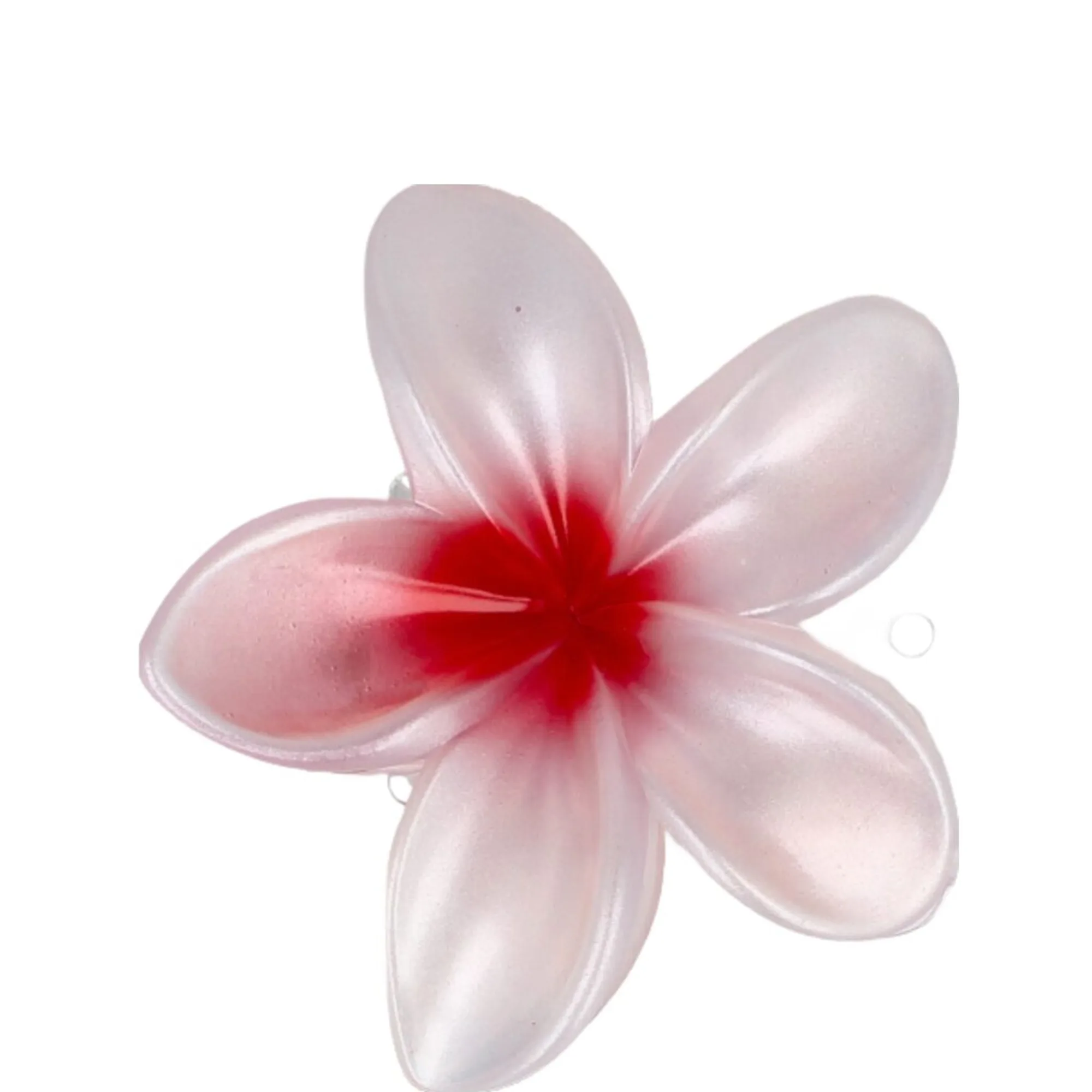 Solida Hårklemme Bali blomst rosa Hårnåle