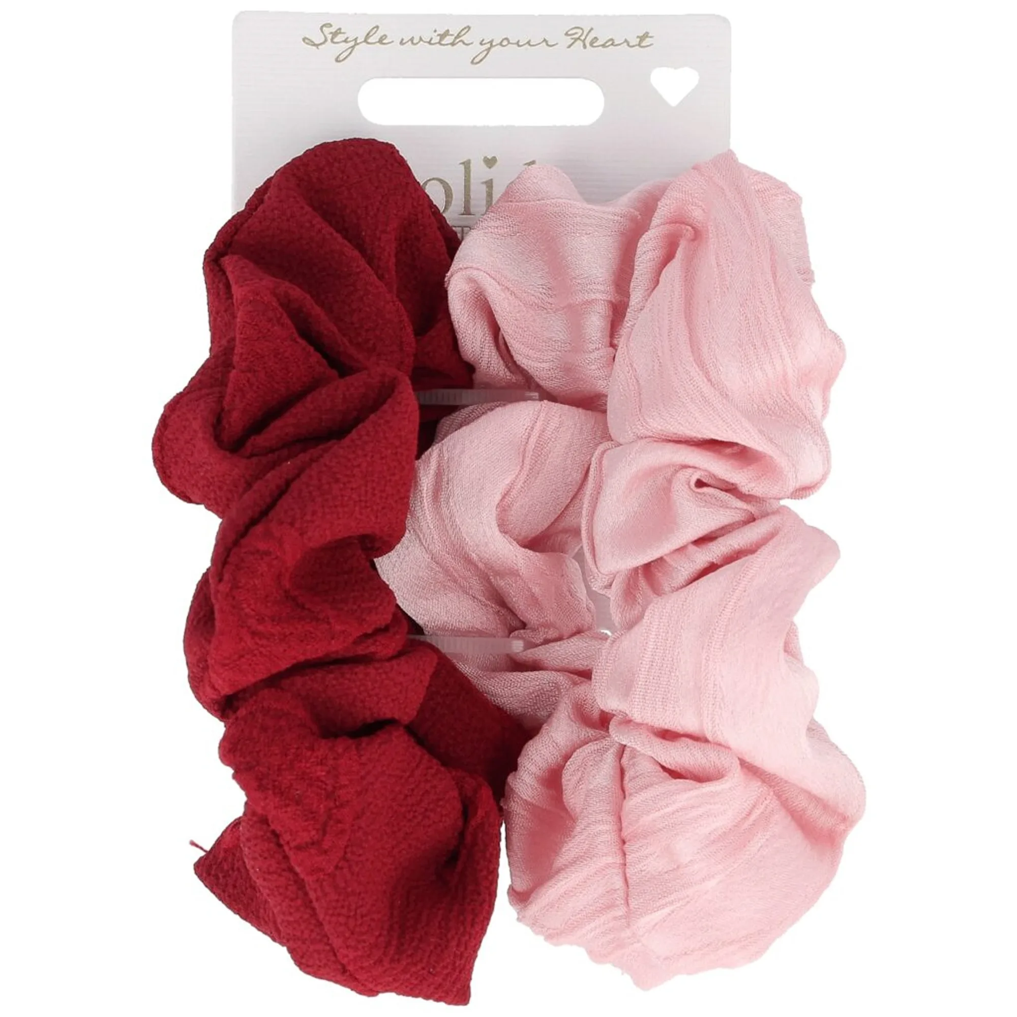 Solida Scrunchie 11cm, mehrfarbig Hårsnodd